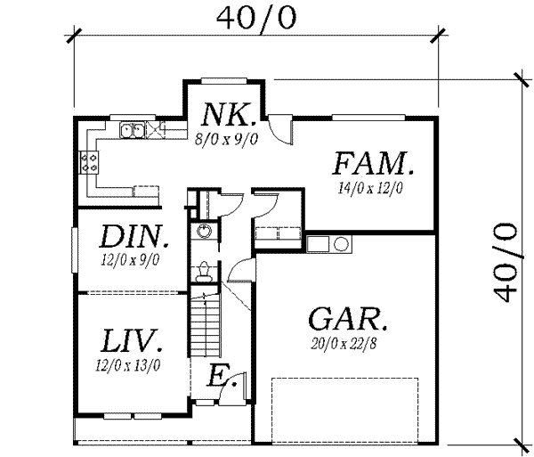 main floor house blueprint