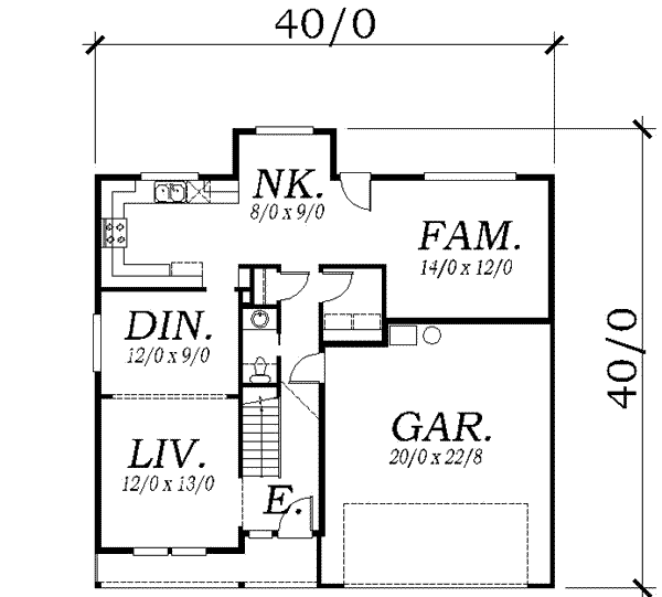 main floor house blueprint