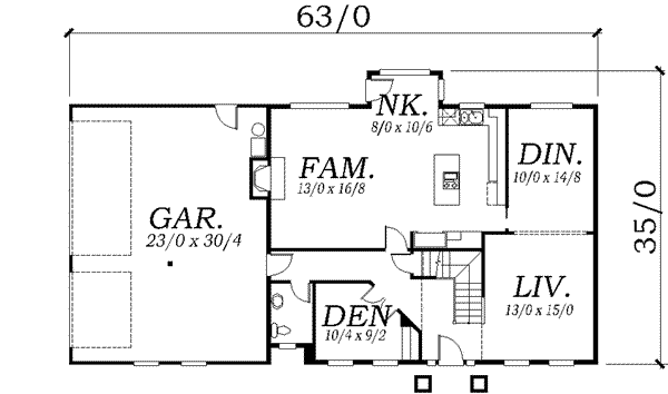main floor house blueprint