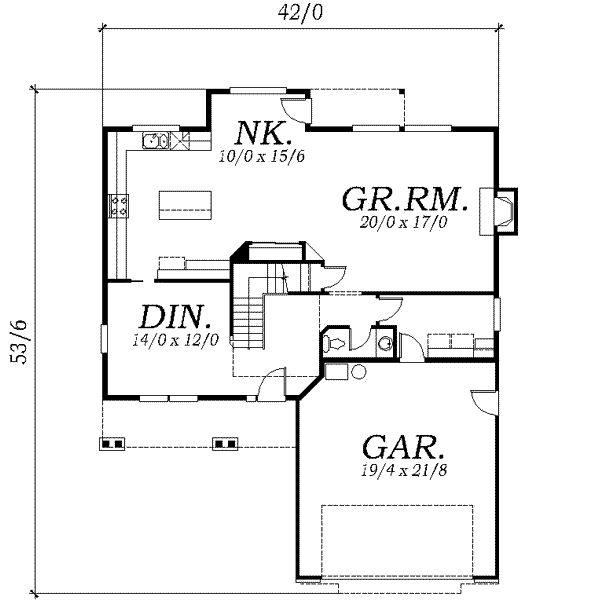 main floor house blueprint