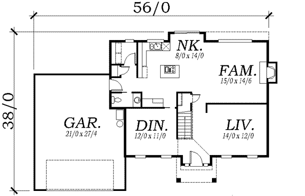 main floor house blueprint