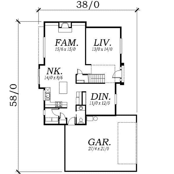 main floor house blueprint