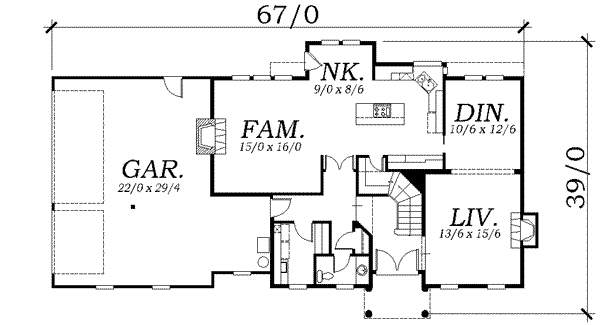 main floor house blueprint