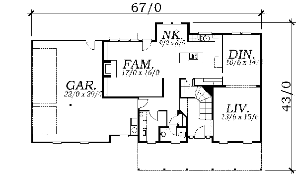 main floor house blueprint