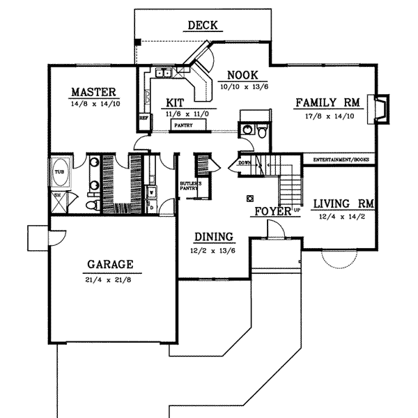 main floor house blueprint