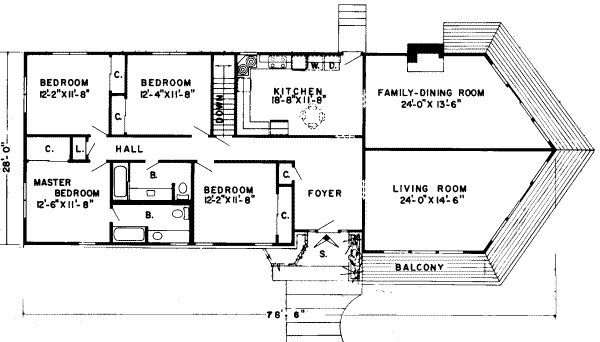 main floor house blueprint