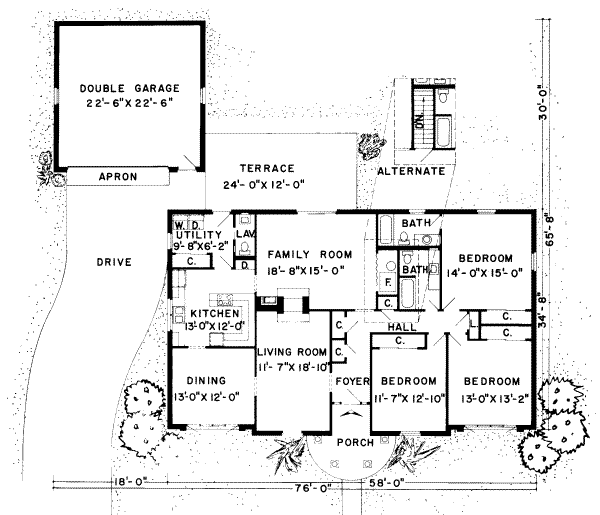 main floor house blueprint