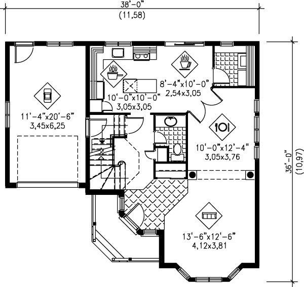 main floor house blueprint
