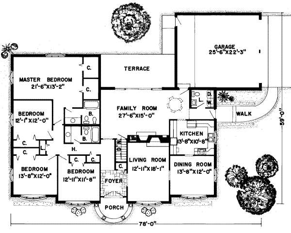 main floor house blueprint