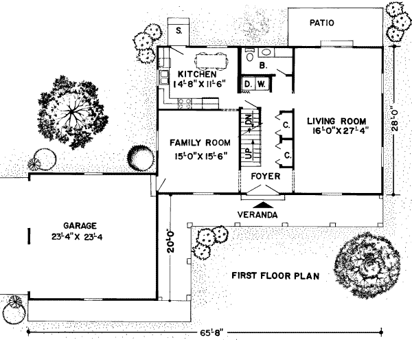 main floor house blueprint