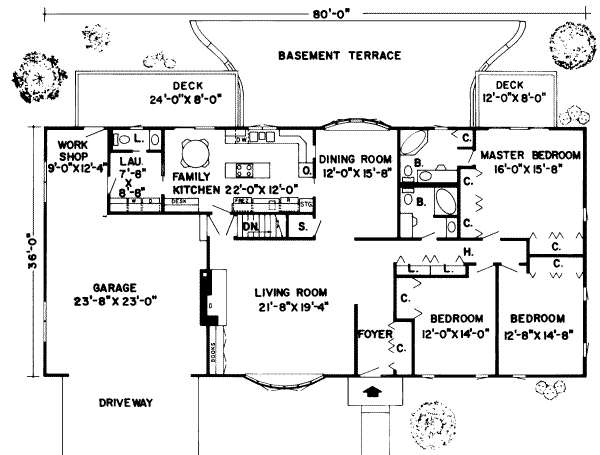 main floor house blueprint
