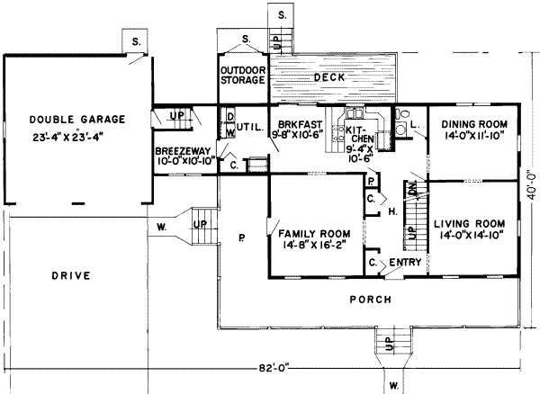 main floor house blueprint