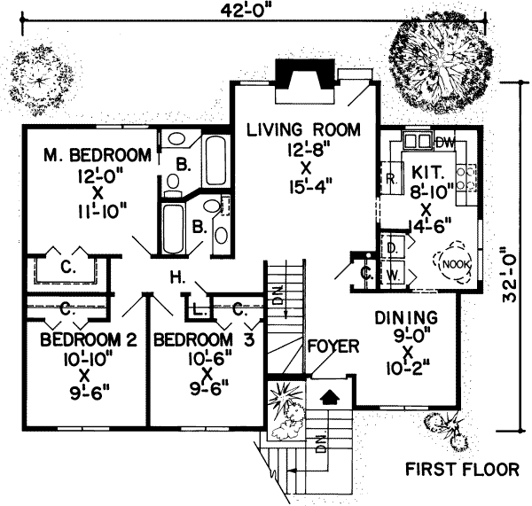 main floor house blueprint