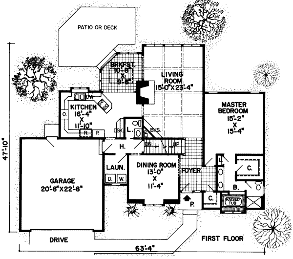 main floor house blueprint