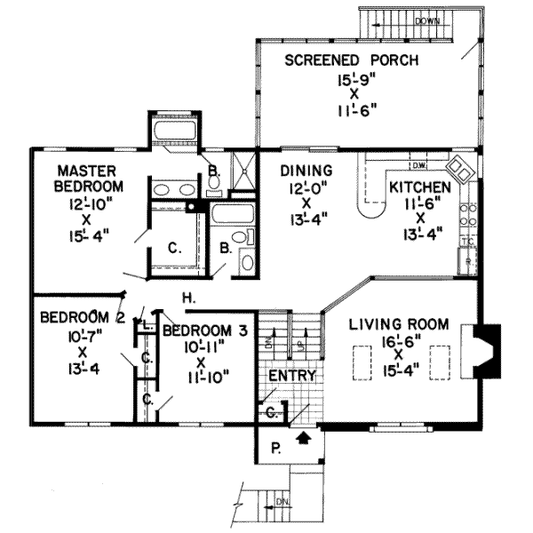 main floor house blueprint