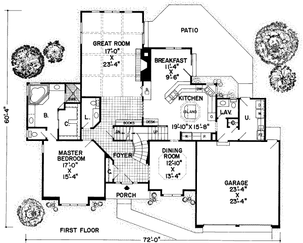main floor house blueprint