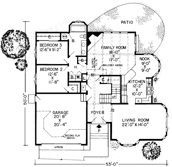 main floor house blueprint