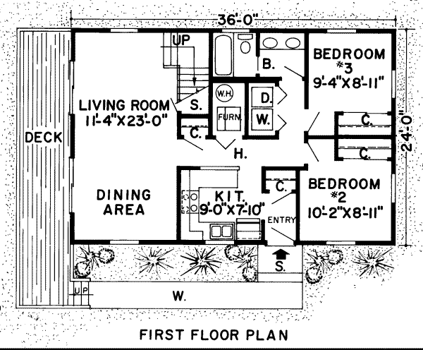 main floor house blueprint