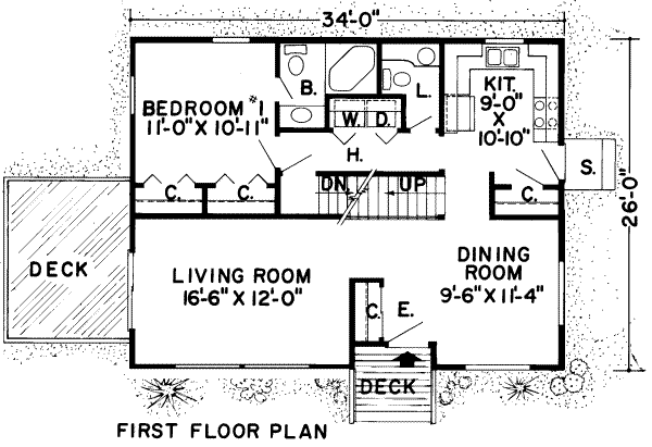 main floor house blueprint