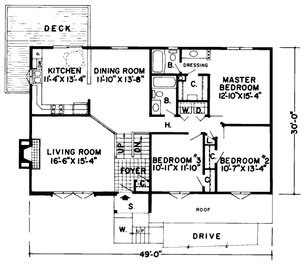 main floor house blueprint