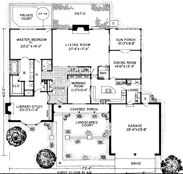 main floor house blueprint