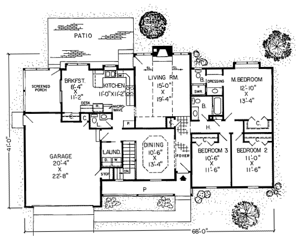 main floor house blueprint