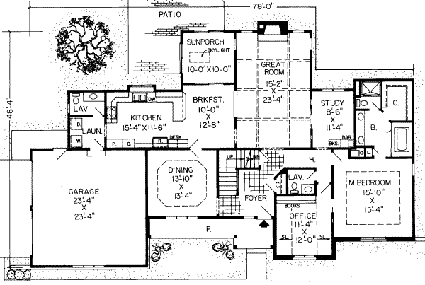main floor house blueprint