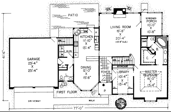 main floor house blueprint