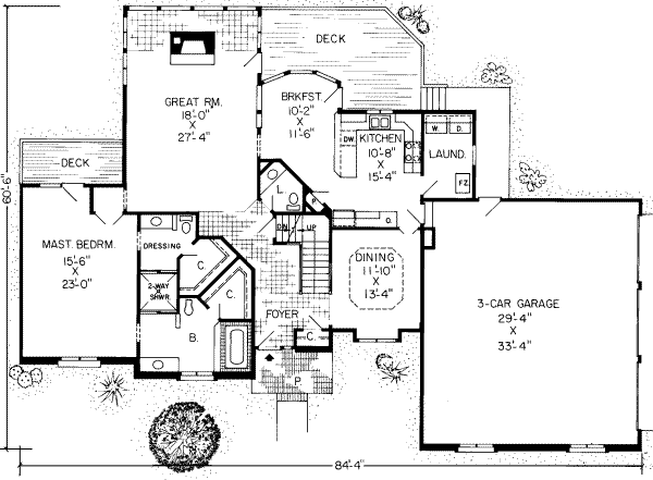 main floor house blueprint