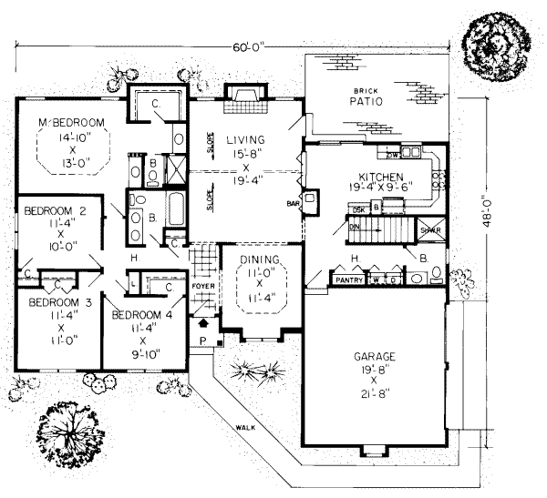 main floor house blueprint
