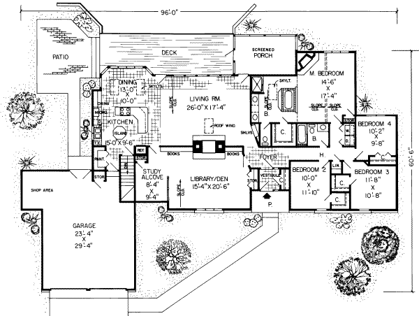 main floor house blueprint