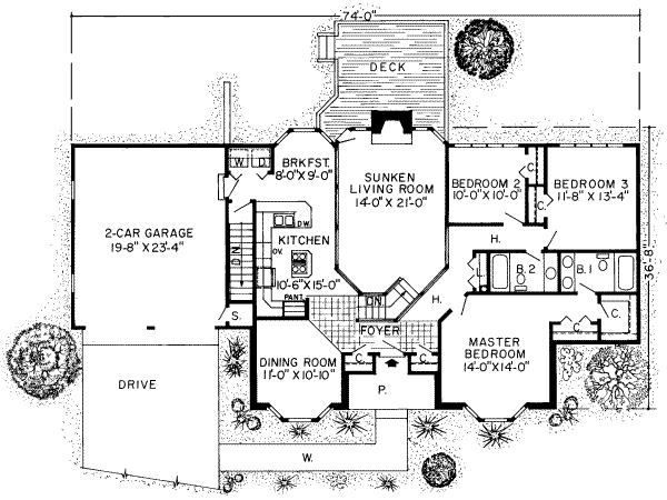 main floor house blueprint