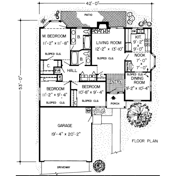 main floor house blueprint