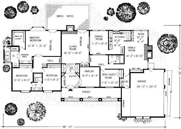 main floor house blueprint