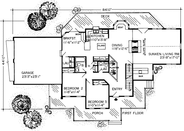 main floor house blueprint