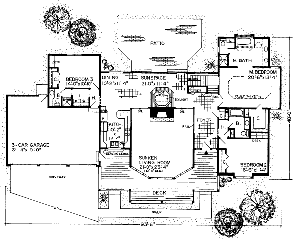main floor house blueprint