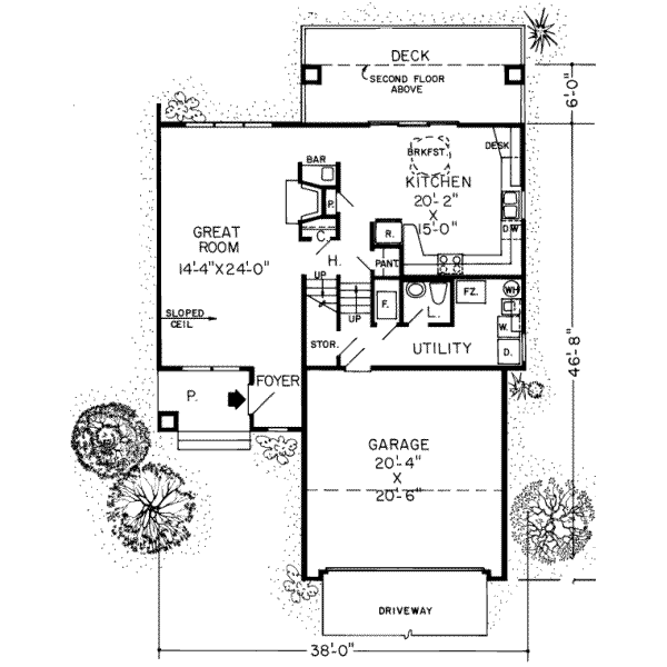 main floor house blueprint