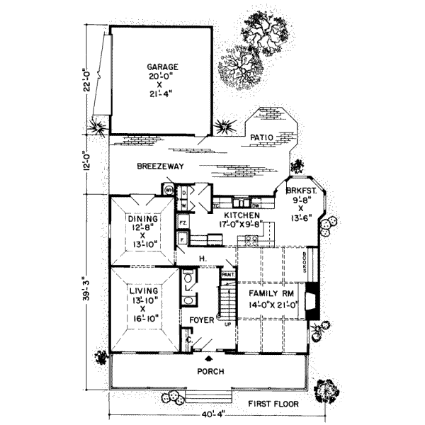 main floor house blueprint