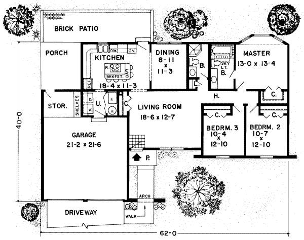 main floor house blueprint