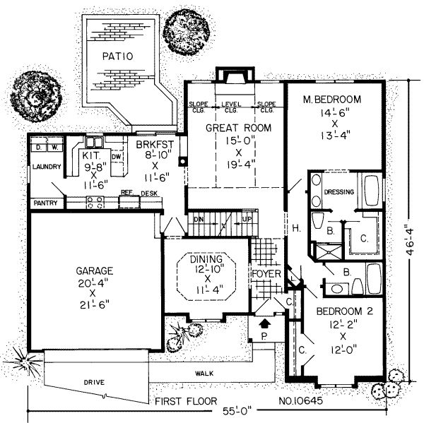 main floor house blueprint