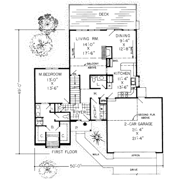 main floor house blueprint