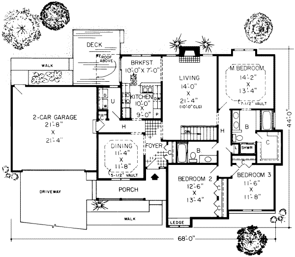 main floor house blueprint