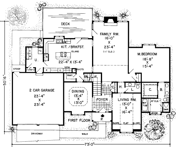 main floor house blueprint
