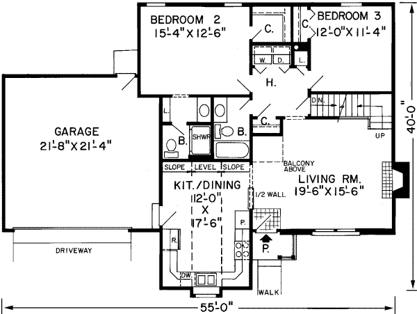 main floor house blueprint