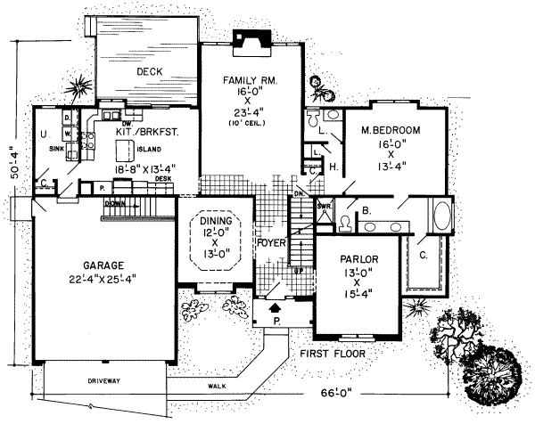 main floor house blueprint