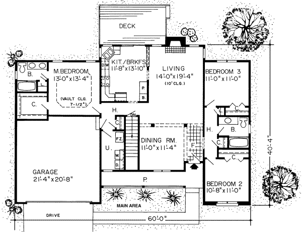 main floor house blueprint