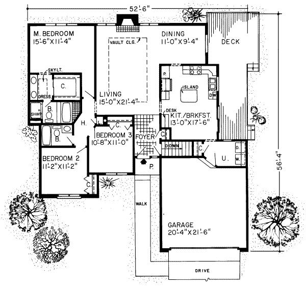main floor house blueprint