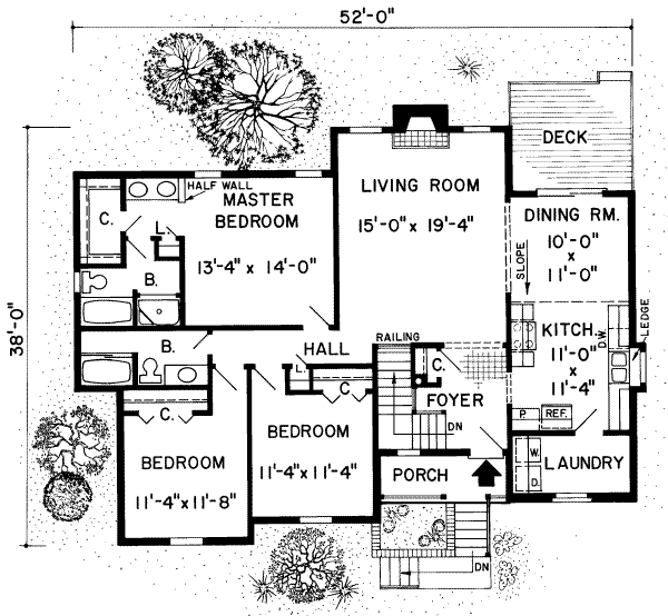 main floor house blueprint