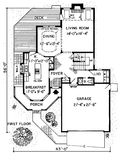 main floor house blueprint