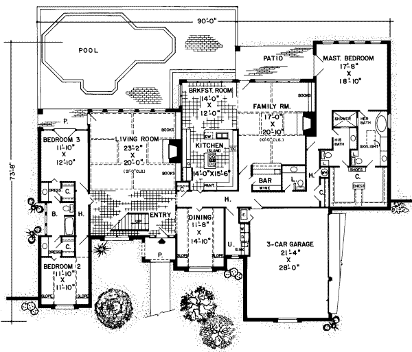 main floor house blueprint